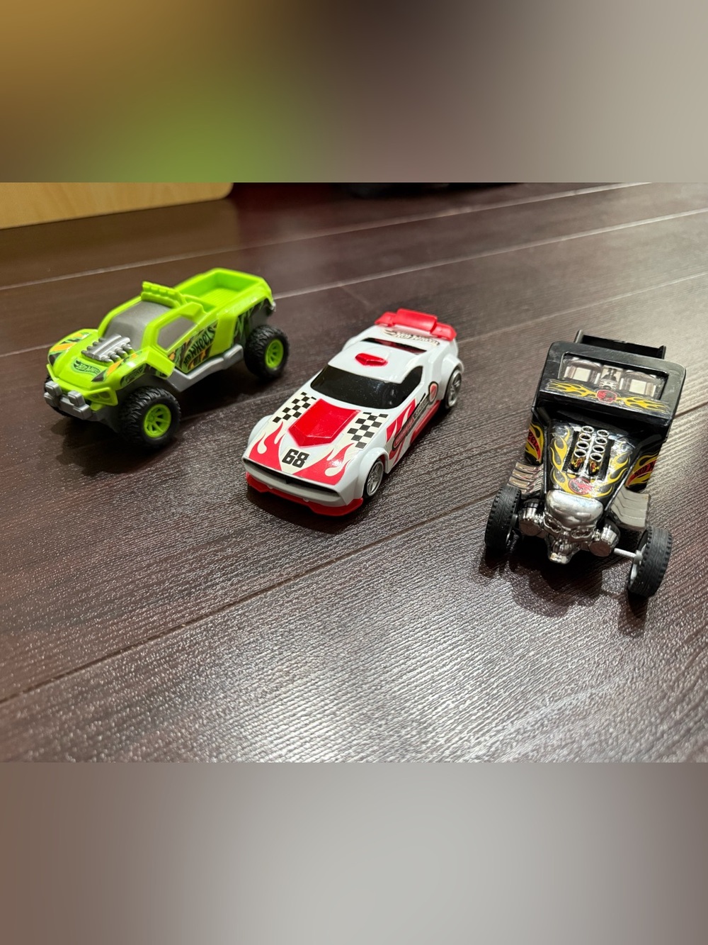 White and Red Die-Cast Race Car Toy for Kids